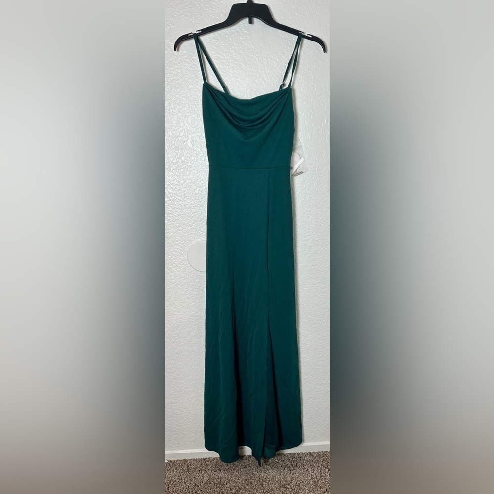 NWT Birdy Grey Ash Dress in Crepe Emerald - Picture 4 of 7